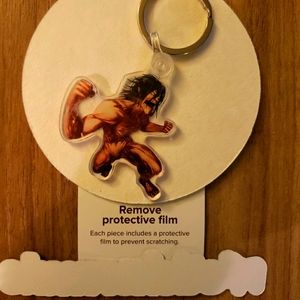 NEW Attack on Titan Eren Titan keychain